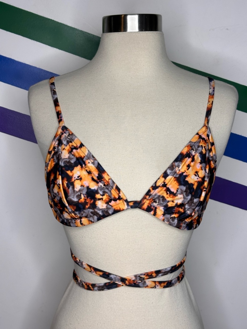 NEW Fella strappy bikini top size medium